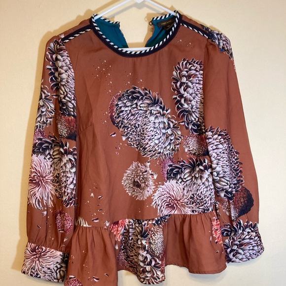 Anthropologie Vineet Bahl Alicia Peplum Top - Picture 2 of 9